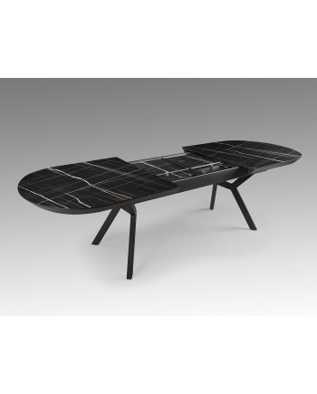 ANTEA- MESA COMEDOR- T MARMOL NEGRO